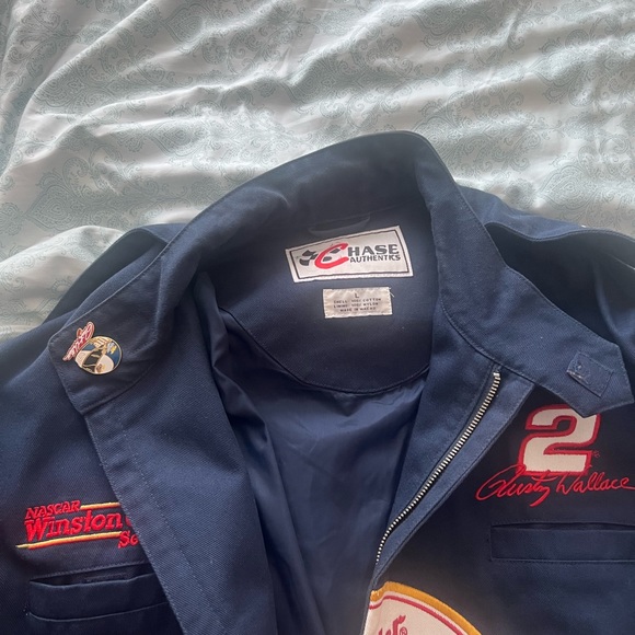 Signed Rusty Wallace Chase Authentic Jacket - Picture 3 of 4
